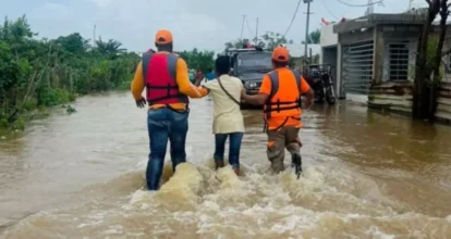 COE informa cantidad de personas desplazadas por las lluvias en los últimos días