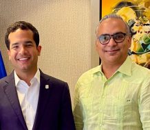 Ex aspirante alcalde de Santiago Jeffrey Infante se reúne con Omar Fernández