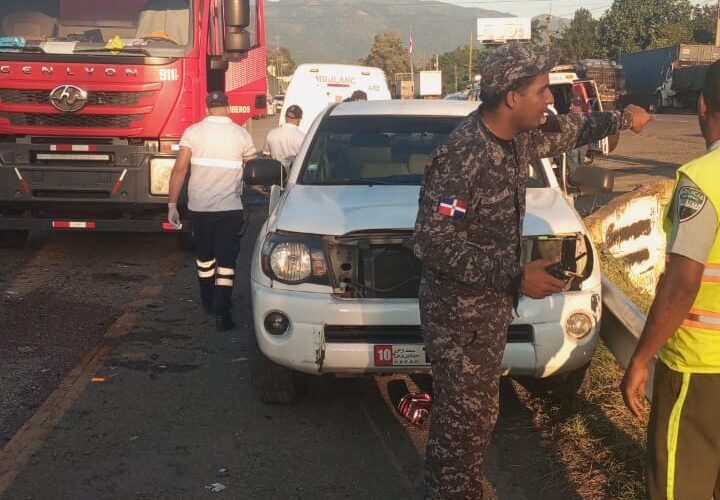 Accidente de tránsito deja 4 personas heridas en Bonao; 911 coordina asistencia  