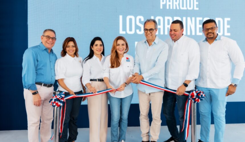 Banco Popular y Alcaldía del DN remozan parque Jardines Los Cerezos