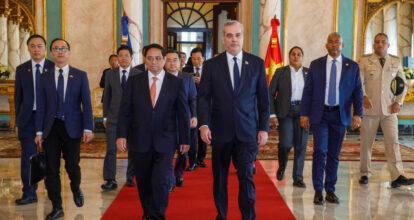 Abinader recibe al primer ministro de Vietnam Pham Minh Chinh