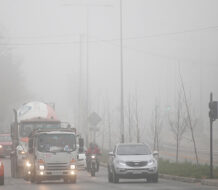 Una densa neblina arropa parte del Distrito Nacional