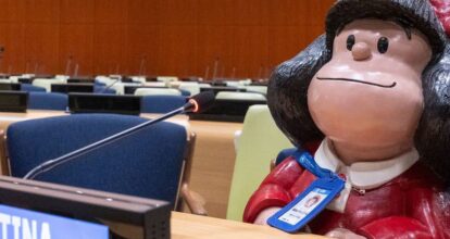 ¡Increíble! Mafalda hace historia en la ONU durante su visita a Nueva York