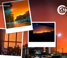 “El espectacular y rojizo amanecer sobre Santo Domingo; ¿Sabes qué lo provocó?”