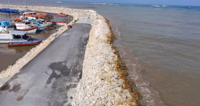Apordom continúa mantenimiento en el muelle turístico de Río San Juan