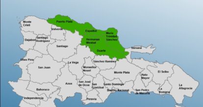 COE coloca cinco provincias en alerta verde por lluvias