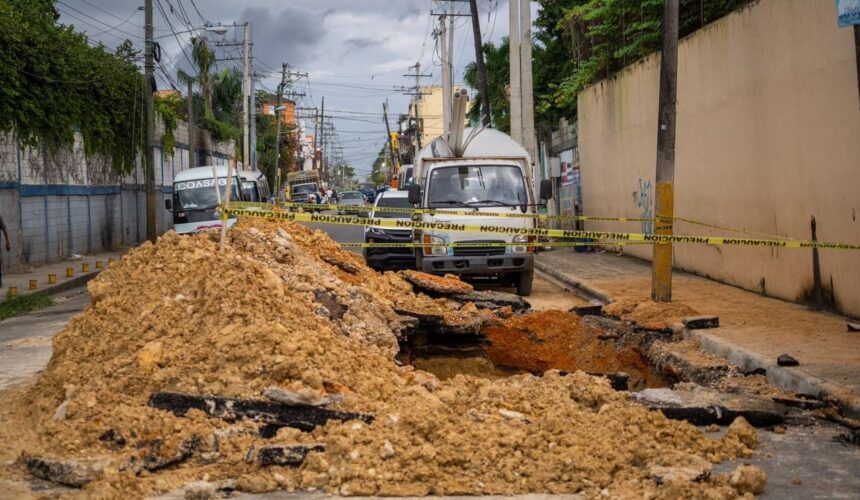 CAASD trabaja para optimizar el servicio de agua en Santo Domingo Norte