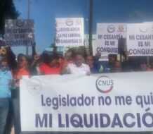Sindicalistas prometen llegar a últimas consecuencias si tocan la cesantía