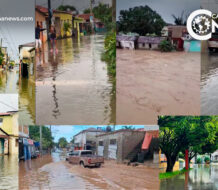 Reportan fuertes inundaciones en Río San Juan y Puerto Plata
