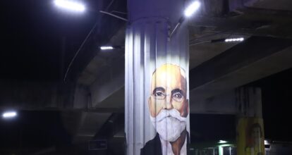 ASDN inaugura murales en columnas del Metro e iluminación de la avenida Hermanas Mirabal 