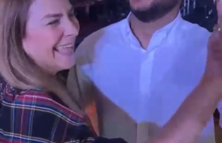 ¿Próximos candidatos presidenciales? Carolina Mejía y Omar Fernández dan una bailadita navideña