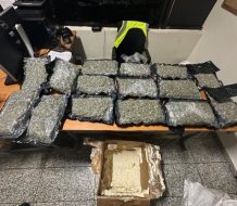 Confiscan en el AILA otros 15 paquetes marihuana