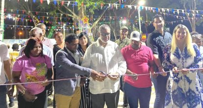 Desarrollo de la Comunidad entrega parque remozado en Cancino, SDE