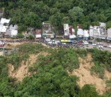 Se registra un fuerte deslizamiento de tierra en Sosua