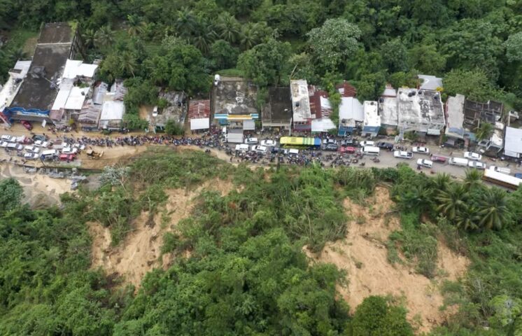 Se registra un fuerte deslizamiento de tierra en Sosua