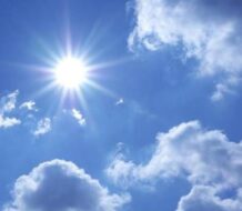 Buen tiempo en gran parte del país; predomina sol y nubes dispersas