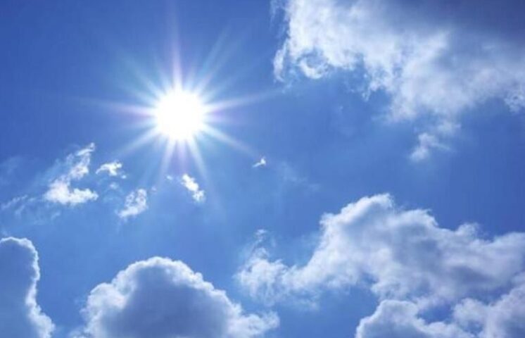 Buen tiempo en gran parte del país; predomina sol y nubes dispersas