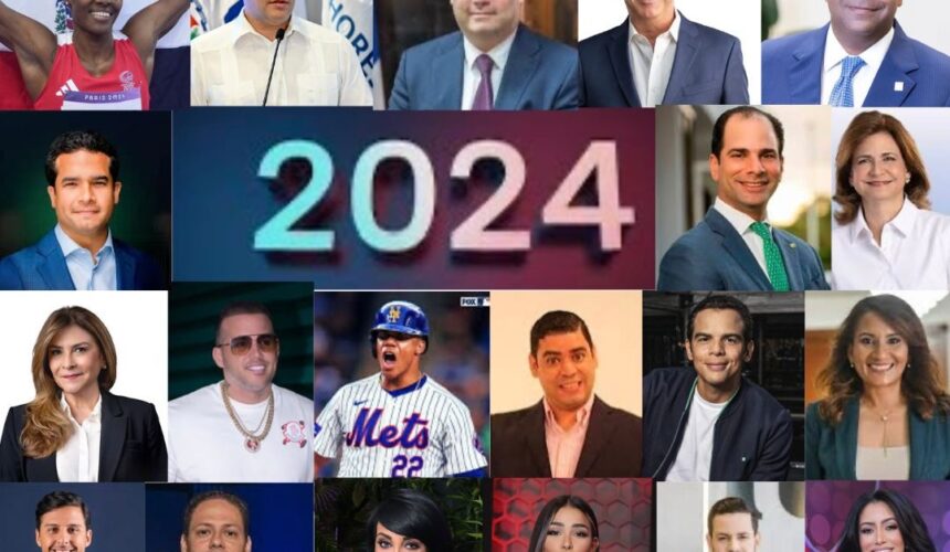 Periodistas escogen las 20 personalidades más destacadas de 2024