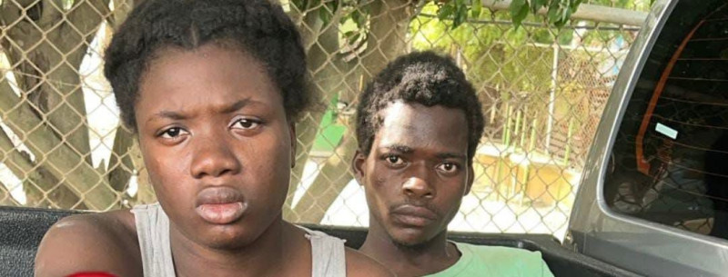 Detienen pareja de haitianos acusados de estrangular su hija de un año