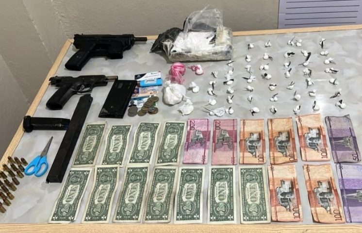 Policía Nacional desmantela punto de distribución de drogas en Gaspar Hernández