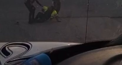 Investigan incidente violento entre camioneros y agentes policiales dejó un herido en Caucedo