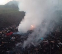 Denuncian humareda del vertedero de San Luis pone en riesgo la salud de miles de personas