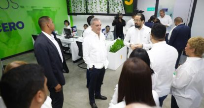 Abinader inaugura Punto GOB en SC; beneficiará a más de 700 mil personas