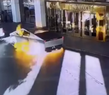 Sospechoso de la explosión del Tesla frente a torre de Trump, tenía una herida de bala en la cabeza