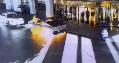 Sospechoso de la explosión del Tesla frente a torre de Trump, tenía una herida de bala en la cabeza