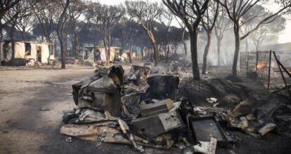 Las desgarradoras imágenes de las ruinas en que quedaron viviendas tras incendios devastadores en California