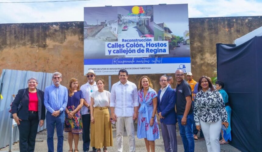 David Collado dijo turismo invierte más de 400 millones de pesos en obras en Ciudad Colonial