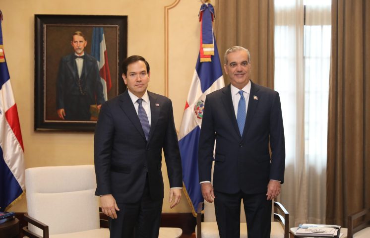 Marco Rubio ya está en el Palacio Nacional