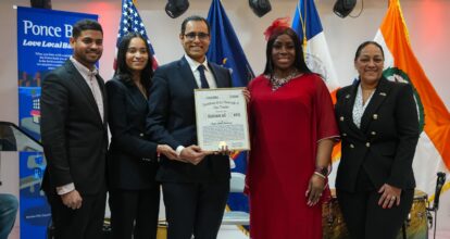 Juan Ariel Jiménez es reconocido en Nueva York