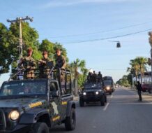 Convoy del ERD llega a Dajabón para reforzar la frontera
