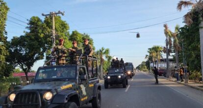 Convoy del ERD llega a Dajabón para reforzar la frontera