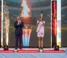 Presidente Luis Abinader asiste a la XVI edición de los Juegos Nacionales Salesianos
