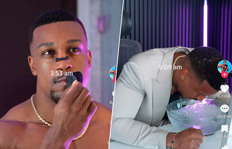 El Fenómeno viral de la rutina matutina extrema: Levanatarse a las 3:52, usar hielo y cascara de guineo