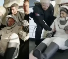 Astronautas estadounidenses regresan a la Tierra tras una misión prolongada de más de 9 meses