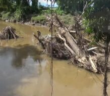 Agricultores piden dragado y reparación del muro de contención del río masacre en Dajabón