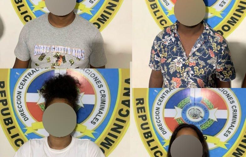 PN apresa a cuatro personas por asociación de malhechores y atracos en la vía pública en SPM