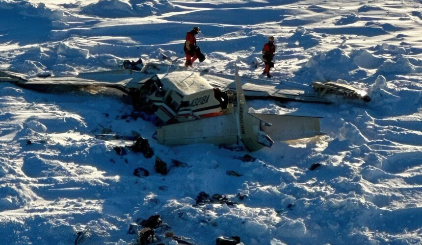 Avión que se estrelló en Alaska era demasiado pesado para las condiciones climáticas