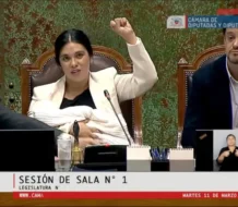 Cámara de Chile rechaza censura contra su presidenta por aparecer con su hijo