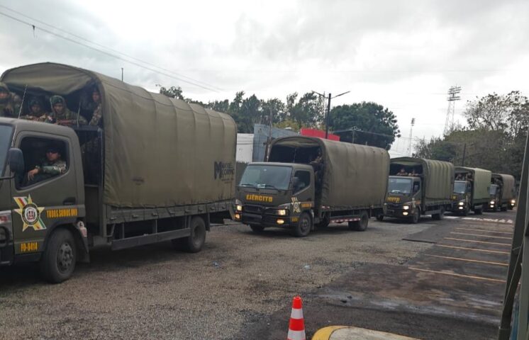 Despliegue militar en San Francisco de Macorís, ante llamado a huelga