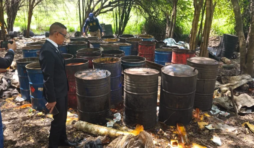 Desmantelan cuatro laboratorios clandestinos de clerén en Monte Plata