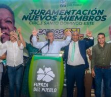 Miembros del PLD se juramentan en la Fuerza del Pueblo este domingo