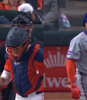 Soto conectó su primer estacazo con los Mets
