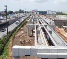 Residentes de Los Alcarrizos destacan avances en la construcción de la Línea 2C del Metro