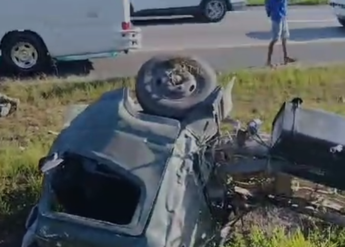 Accidente múltiple en la autopista Duarte deja tres fallecidos y varios heridos