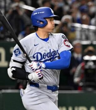 Ohtani debuta con jonrón y los Dodgers ganan la Serie de Tokio