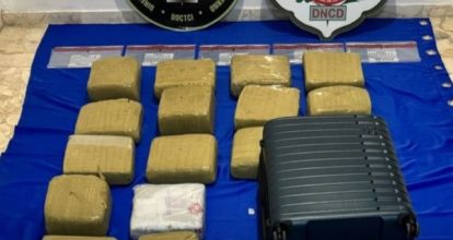Apresan ocho personas y confiscan 16 paquetes de marihuana en el Distrito Nacional